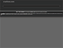 Tablet Screenshot of crazfuns.com